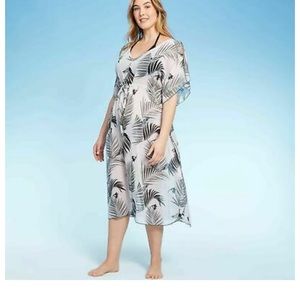 Midi Length Kaftan Cover Up